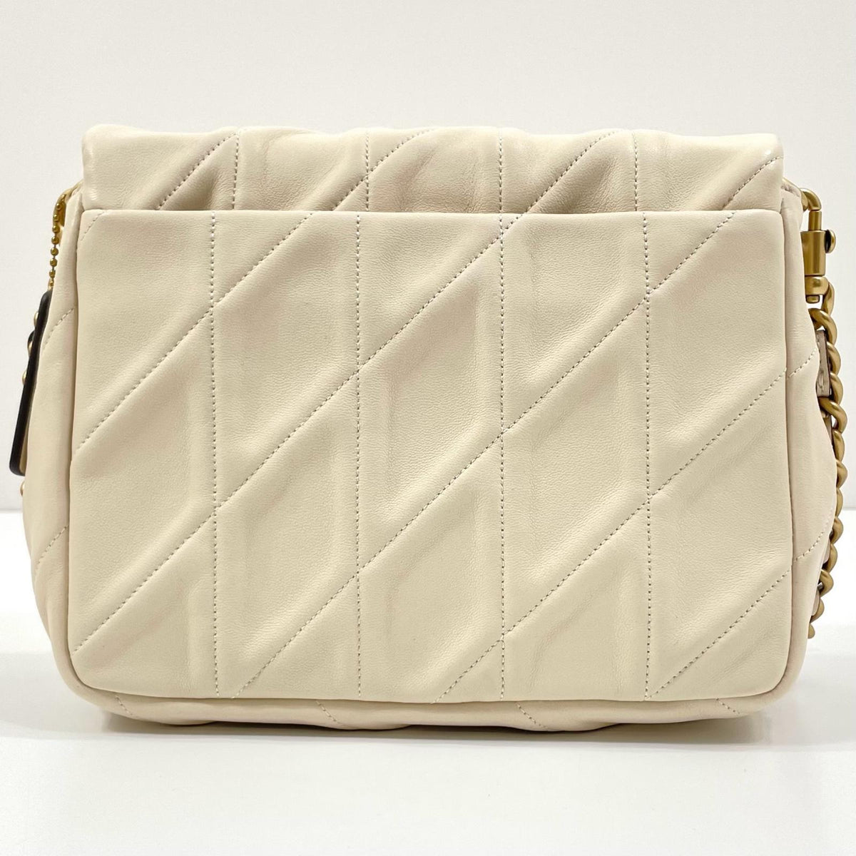 【中古】COACH | コーチ タイムズ スクエア タビー ショルダー バッグ・キルティング 2wayバッグ ショルダーバッグ CW629 ホワイト【尾張小牧店】