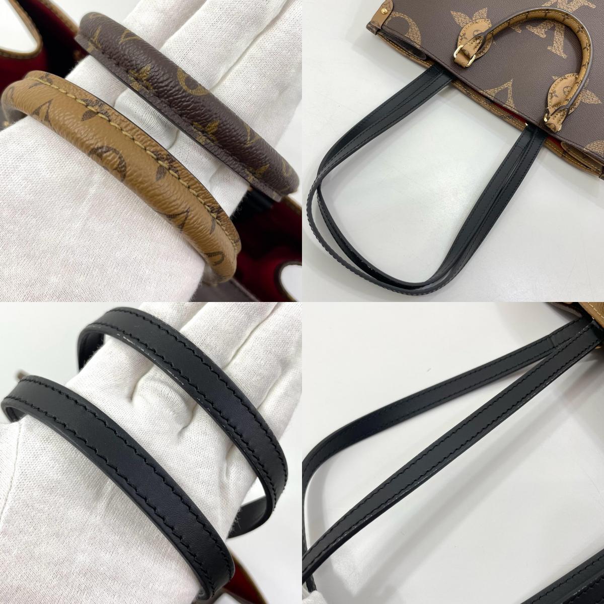 【中古】LOUIS VUITTON | ルイ・ヴィトン オンザゴーMM モノグラム ジャイアント リバース トートバッグ M45321 ブラウン【尾張小牧店】