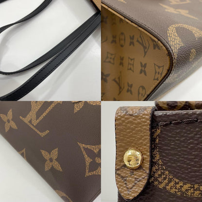 【中古】LOUIS VUITTON | ルイ・ヴィトン オンザゴーMM モノグラム ジャイアント リバース トートバッグ M45321 ブラウン【尾張小牧店】