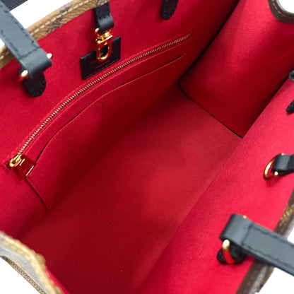 【中古】LOUIS VUITTON | ルイ・ヴィトン オンザゴーMM モノグラム ジャイアント リバース トートバッグ M45321 ブラウン【尾張小牧店】