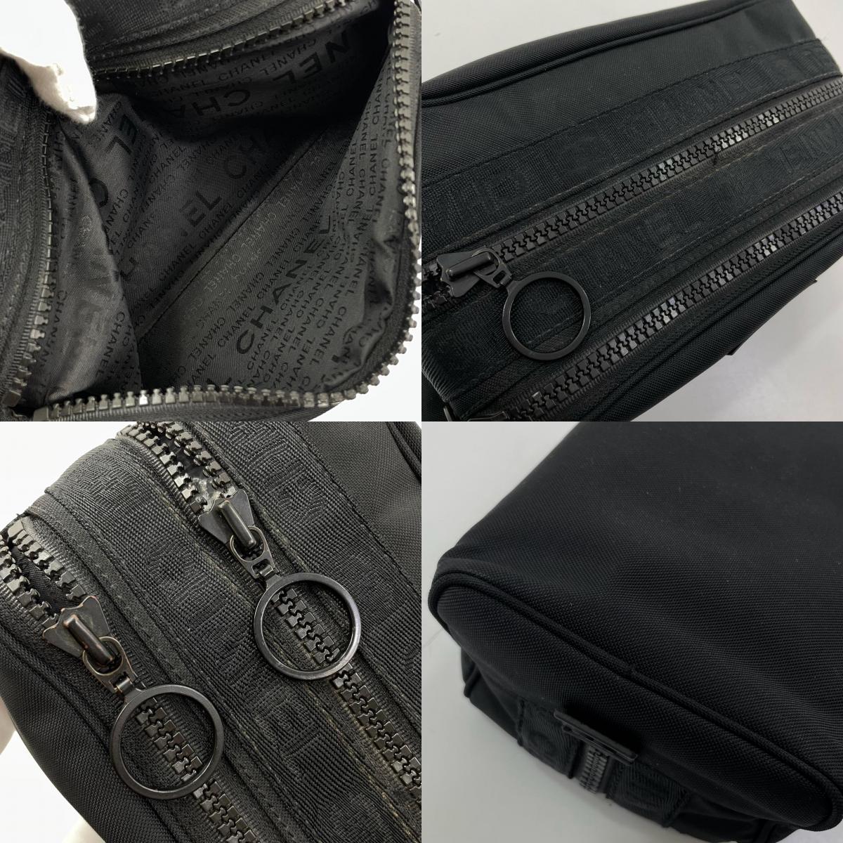 【中古】CHANEL | シャネル スポーツ ココマーク ポーチ ナイロン 7840587 ブラック【尾張小牧店】