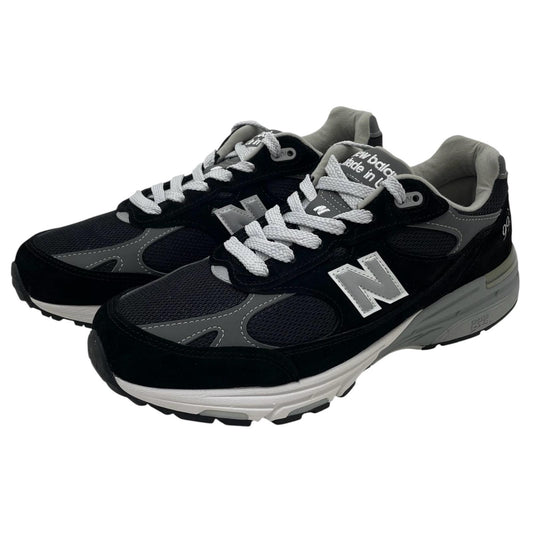 【中古】NEW BALANCE | ニューバランス 993 スニーカー 靴　MR993BK グレー×ブラック 27.5cm【尾張小牧店】
