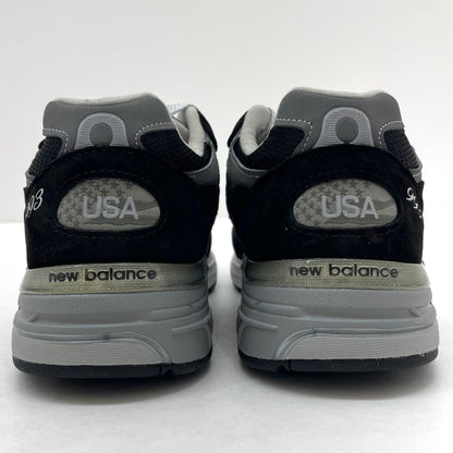【中古】NEW BALANCE | ニューバランス 993 スニーカー 靴　MR993BK グレー×ブラック 27.5cm【尾張小牧店】