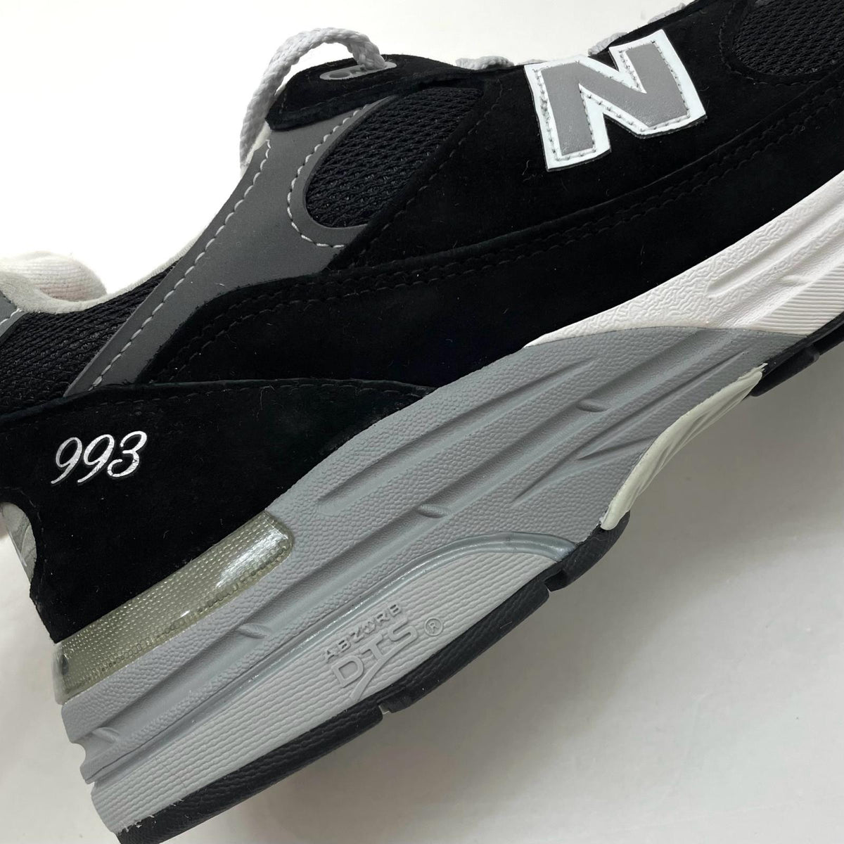 【中古】NEW BALANCE | ニューバランス 993 スニーカー 靴　MR993BK グレー×ブラック 27.5cm【尾張小牧店】
