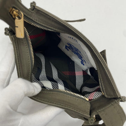 【中古】BURBERRY | バーバリー ミニトレンチトート ショルダーバッグ カーキ【尾張小牧店】