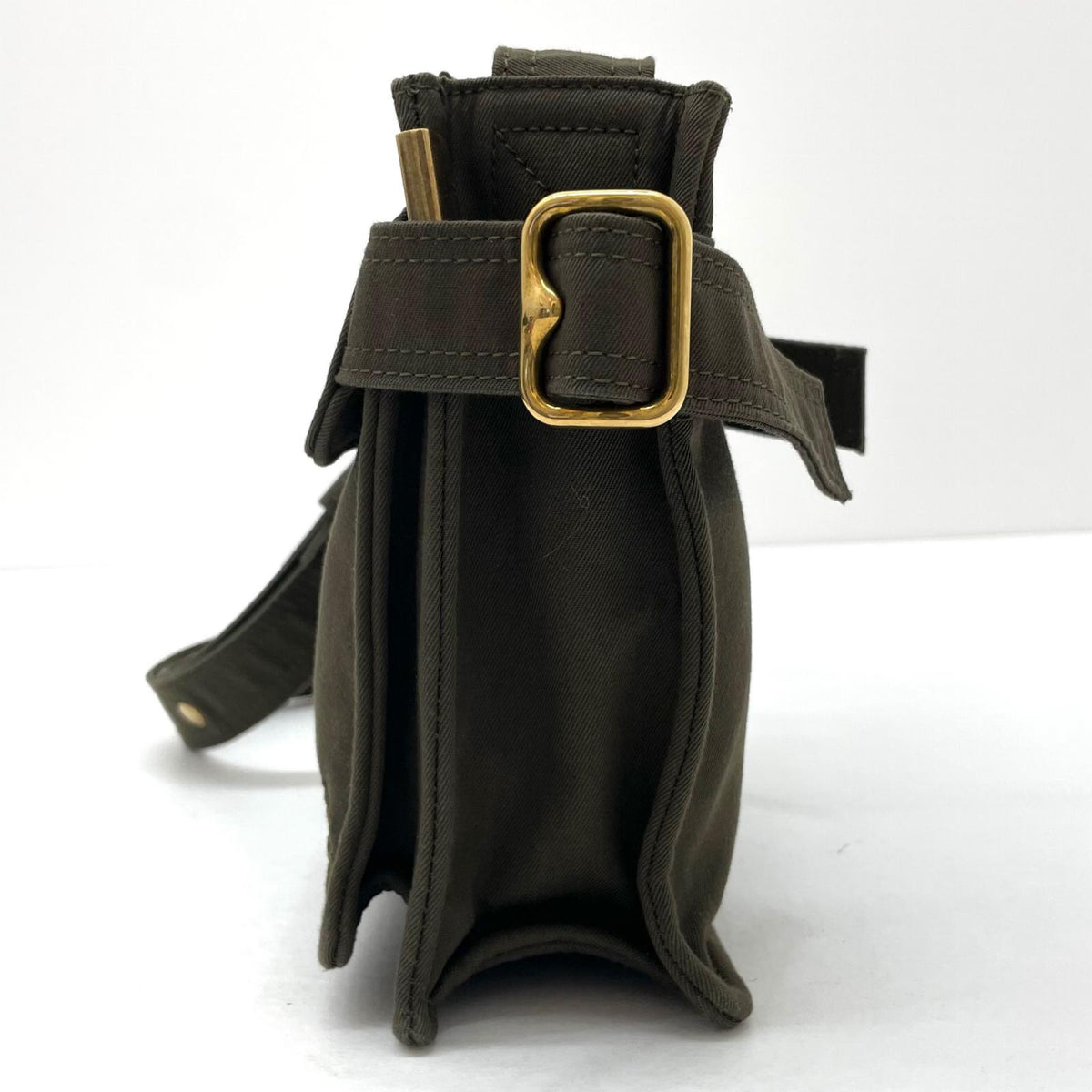 【中古】BURBERRY | バーバリー ミニトレンチトート ショルダーバッグ カーキ【尾張小牧店】