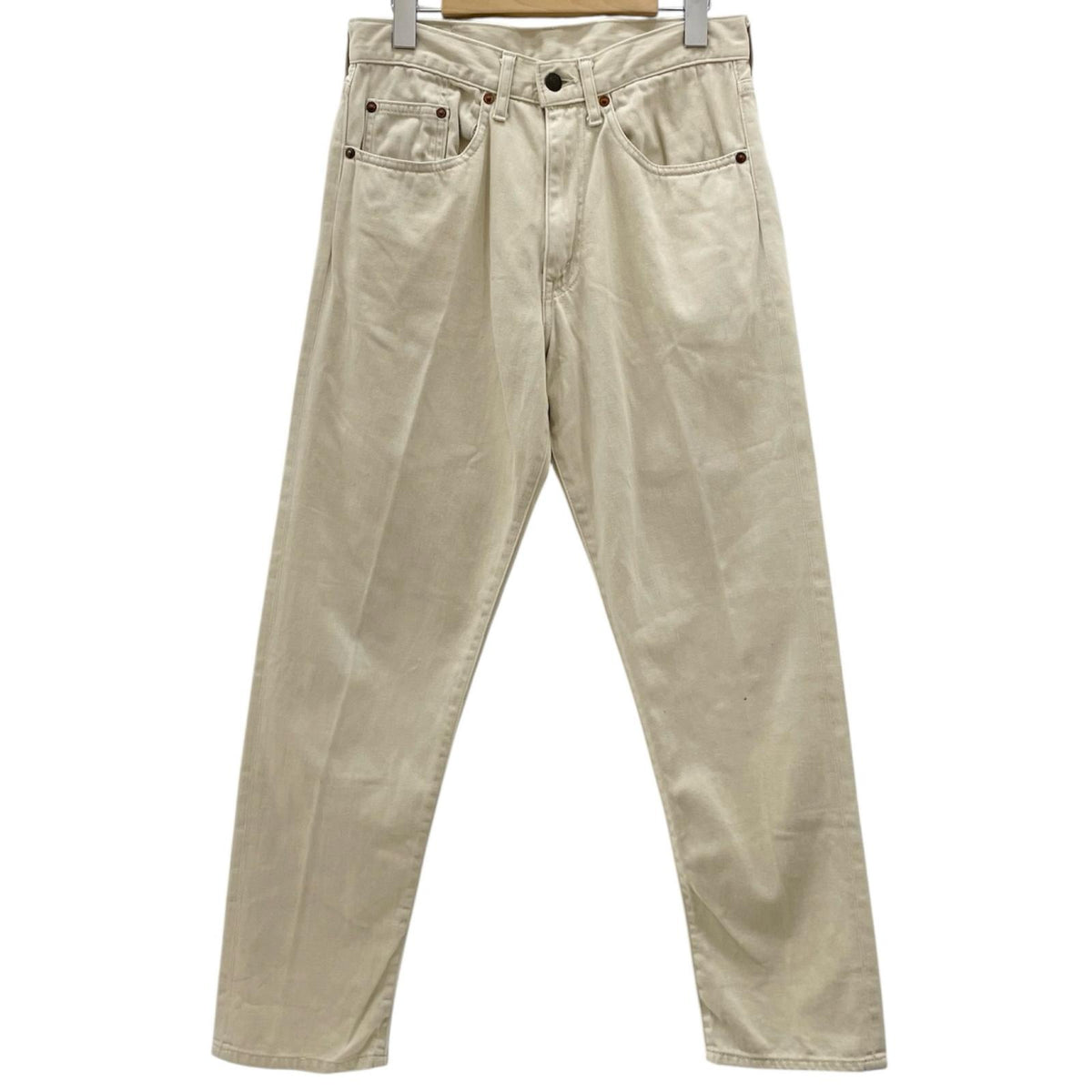 【中古】VINTAGE | ビンテージ　60s 赤タブビッグE フロントVステッチ　パンツ ベージュ【尾張小牧店】