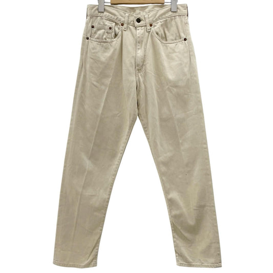 【中古】VINTAGE | ビンテージ　60s 赤タブビッグE フロントVステッチ　パンツ ベージュ【尾張小牧店】