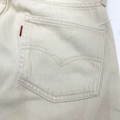 【中古】VINTAGE | ビンテージ　60s 赤タブビッグE フロントVステッチ　パンツ ベージュ【尾張小牧店】