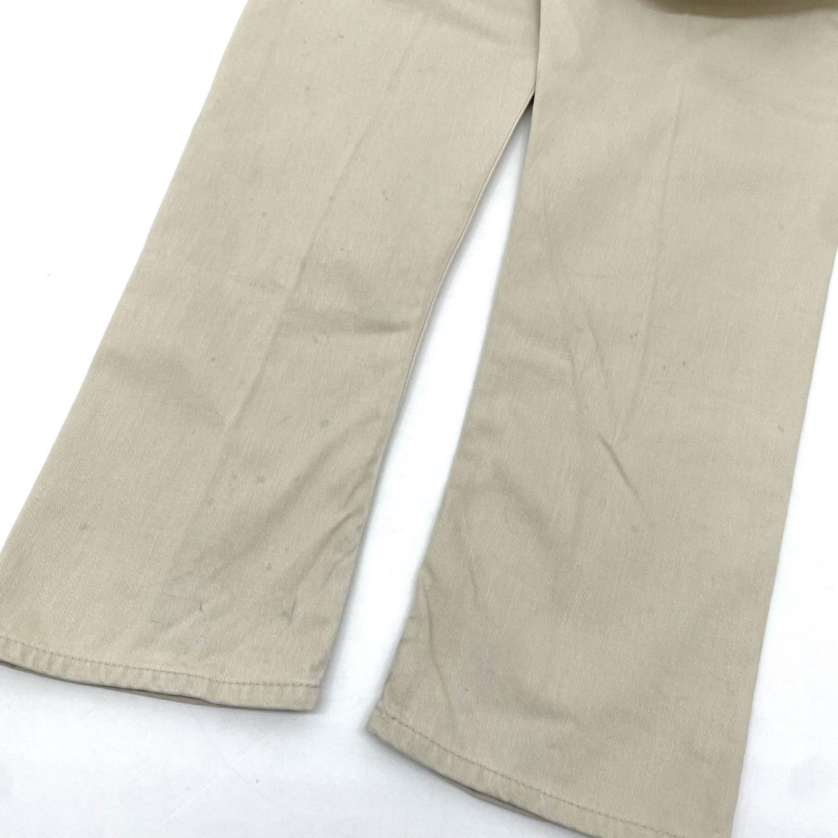 【中古】VINTAGE | ビンテージ　60s 赤タブビッグE フロントVステッチ　パンツ ベージュ【尾張小牧店】