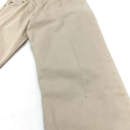 【中古】VINTAGE | ビンテージ　60s 赤タブビッグE フロントVステッチ　パンツ ベージュ【尾張小牧店】