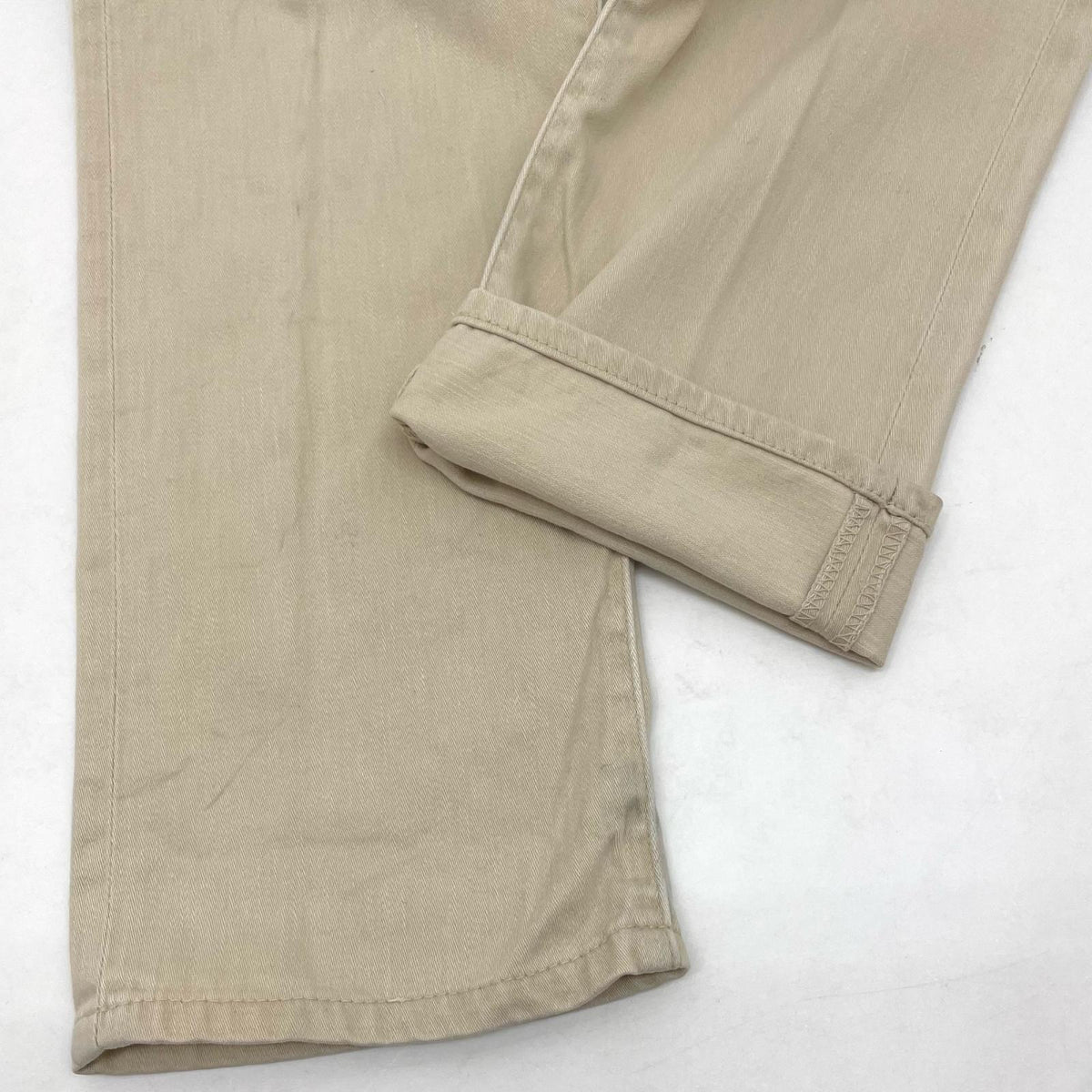 【中古】VINTAGE | ビンテージ　60s 赤タブビッグE フロントVステッチ　パンツ ベージュ【尾張小牧店】