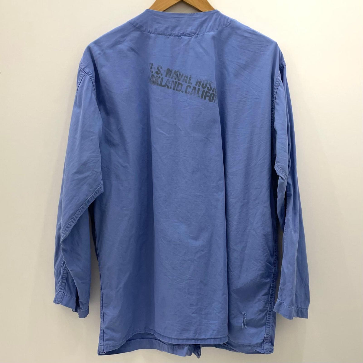 【中古】MILITARY衣料 | ミリタリーイリョウ　50s ステンシル　メディカルシャツ 長袖シャツ ブルー サイズ：M【尾張小牧店】