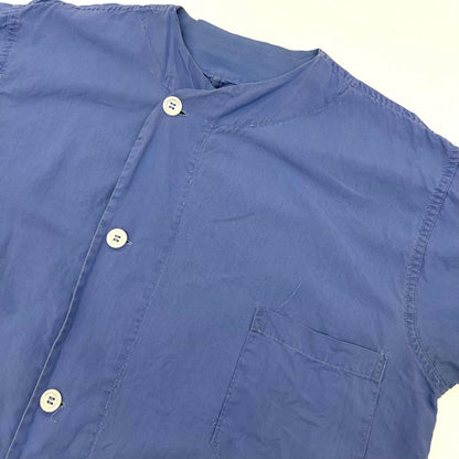 【中古】MILITARY衣料 | ミリタリーイリョウ　50s ステンシル　メディカルシャツ 長袖シャツ ブルー サイズ：M【尾張小牧店】
