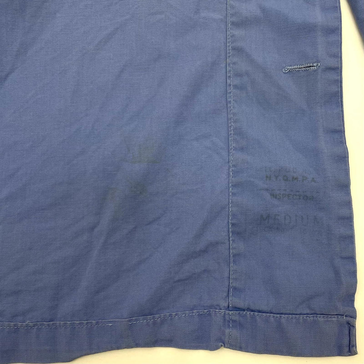 【中古】MILITARY衣料 | ミリタリーイリョウ　50s ステンシル　メディカルシャツ 長袖シャツ ブルー サイズ：M【尾張小牧店】
