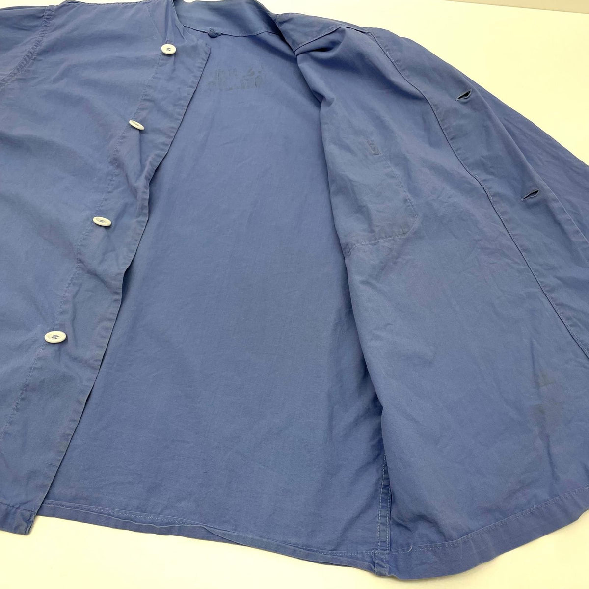 【中古】MILITARY衣料 | ミリタリーイリョウ　50s ステンシル　メディカルシャツ 長袖シャツ ブルー サイズ：M【尾張小牧店】