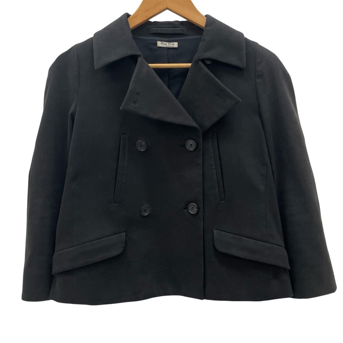 【中古】Miu Miu | ミュウ ミュウ その他アウター ブラック【尾張小牧店】