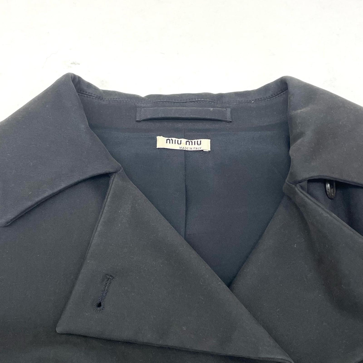 【中古】Miu Miu | ミュウ ミュウ その他アウター ブラック【尾張小牧店】