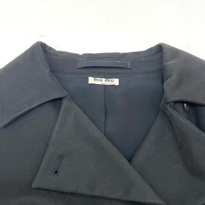 【中古】Miu Miu | ミュウ ミュウ その他アウター ブラック【尾張小牧店】