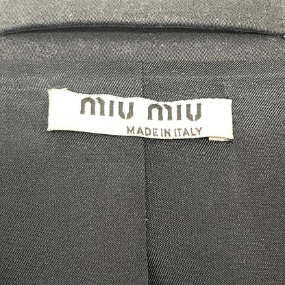 【中古】Miu Miu | ミュウ ミュウ その他アウター ブラック【尾張小牧店】