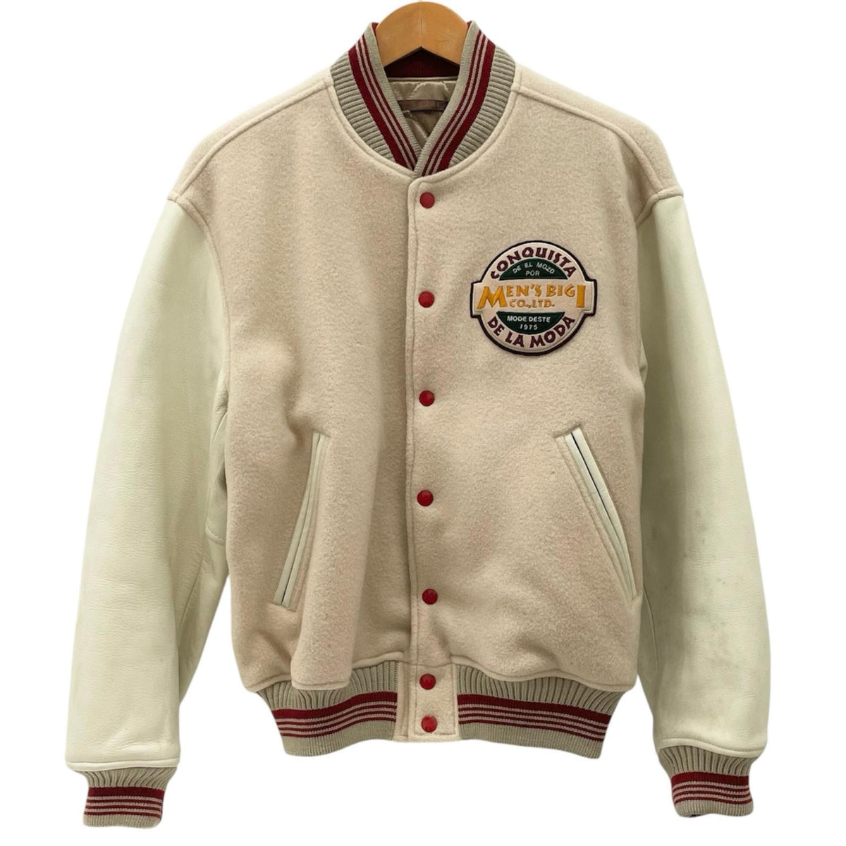 【中古】MEN'S BIGI | メンズビギ　90's スタジャン アイボリー サイズ：3【尾張小牧店】