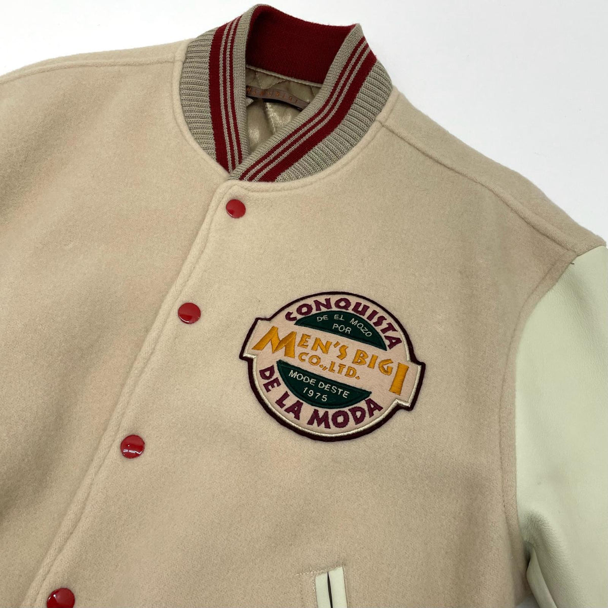 【中古】MEN'S BIGI | メンズビギ　90's スタジャン アイボリー サイズ：3【尾張小牧店】