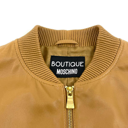 【中古】MOSCHINO | モスキーノ レザー ブラウン【尾張小牧店】