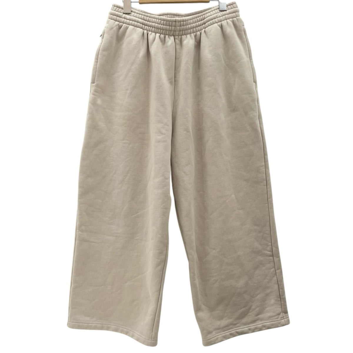 【中古】BALENCIAGA | バレンシアガ BAGGY SWEATPANTS Cement Grey　スウェットパンツ ベージュ サイズ：XS【尾張小牧店】
