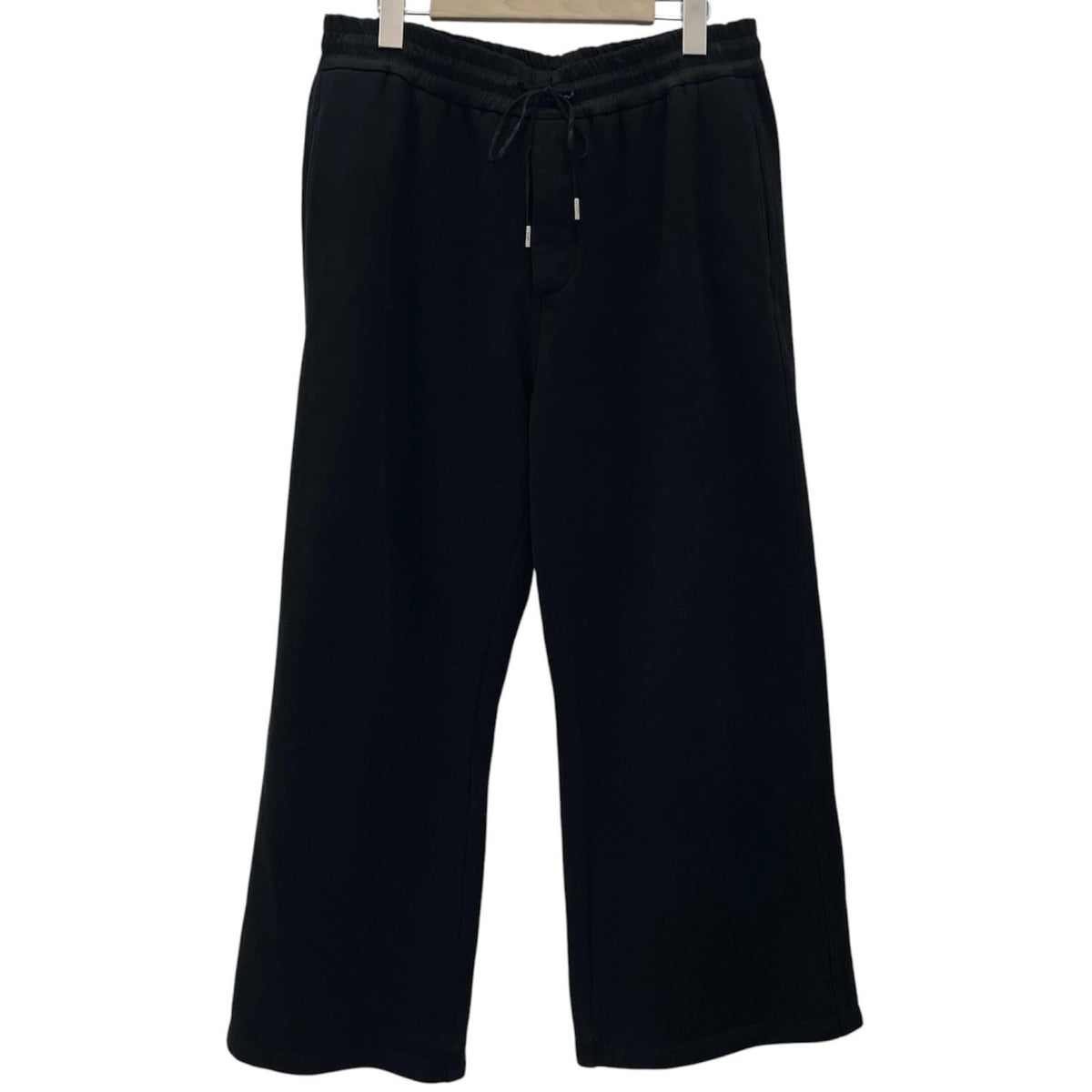 【中古】SAINT LAURENT | サンローラン　裏起毛 ワイドレッグスウェットパンツ ブラック サイズ：L【尾張小牧店】