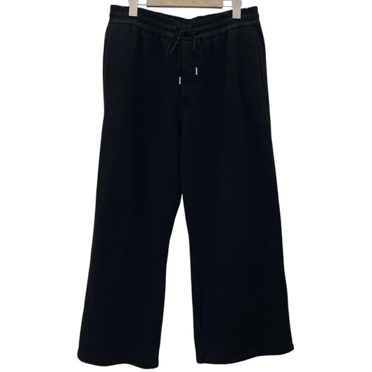 【中古】SAINT LAURENT | サンローラン　裏起毛 ワイドレッグスウェットパンツ ブラック サイズ：L【尾張小牧店】