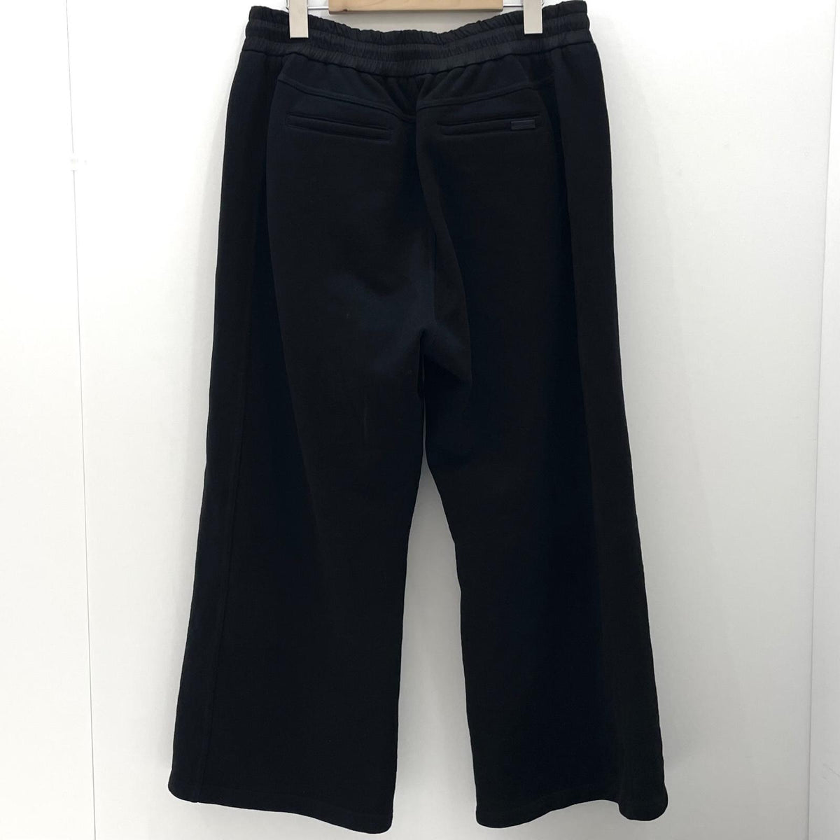 【中古】SAINT LAURENT | サンローラン　裏起毛 ワイドレッグスウェットパンツ ブラック サイズ：L【尾張小牧店】