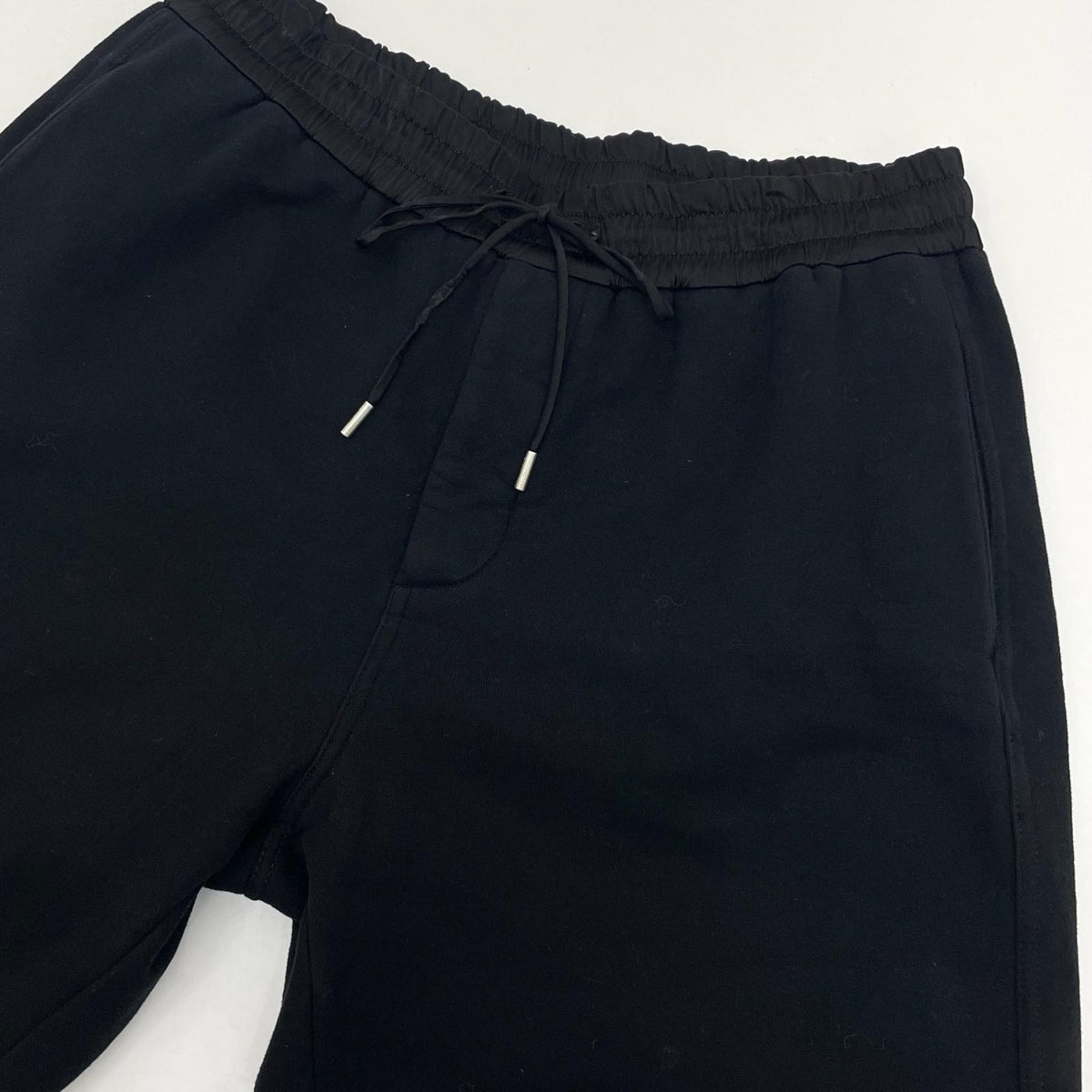 【中古】SAINT LAURENT | サンローラン　裏起毛 ワイドレッグスウェットパンツ ブラック サイズ：L【尾張小牧店】