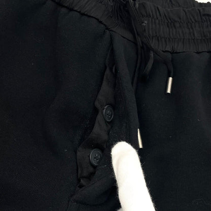 【中古】SAINT LAURENT | サンローラン　裏起毛 ワイドレッグスウェットパンツ ブラック サイズ：L【尾張小牧店】