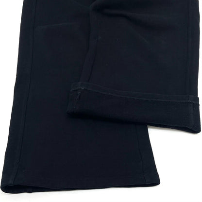 【中古】SAINT LAURENT | サンローラン　裏起毛 ワイドレッグスウェットパンツ ブラック サイズ：L【尾張小牧店】