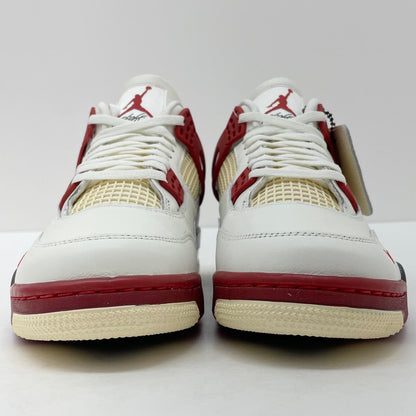 【中古】NIKE×Nigel Sylvester | ナイキ×ナイジェル・シルベスター Air Jordan 4 "Brick After Brick"/エアジョーダン4 "ブリックアフターブリック"　スニーカー 靴　IQ8055 レッド×ホワイト 28cm【尾張小牧店】