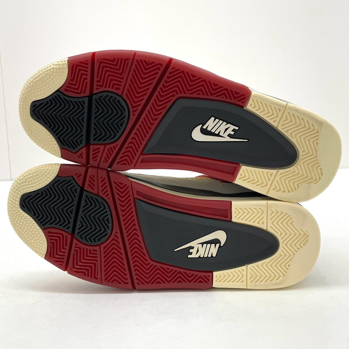 【中古】NIKE×Nigel Sylvester | ナイキ×ナイジェル・シルベスター Air Jordan 4 "Brick After Brick"/エアジョーダン4 "ブリックアフターブリック"　スニーカー 靴　IQ8055 レッド×ホワイト 28cm【尾張小牧店】