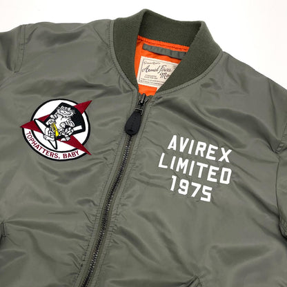 【中古】AVIREX | アヴィレックス MA-1/L-2 フライトジャケット 783-8252065 カーキ サイズ：L【尾張小牧店】
