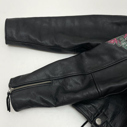 【中古】AVIREX | アヴィレックス　90s TATTOOING ライダースジャケット ブラック サイズ：S【尾張小牧店】