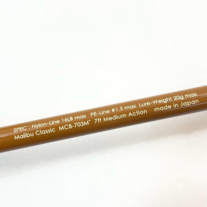 【釣り/つり/釣具/ロッド】 Lime Country and Streams | ライムカントリーアンドストリームス マリブクラシック MCB-703M 釣竿 3ピース【尾張小牧店】