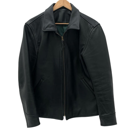 【中古】児島ジーンズ | コジマジーンズ　25周年限定 レザージャケット ブラック サイズ：XL【尾張小牧店】