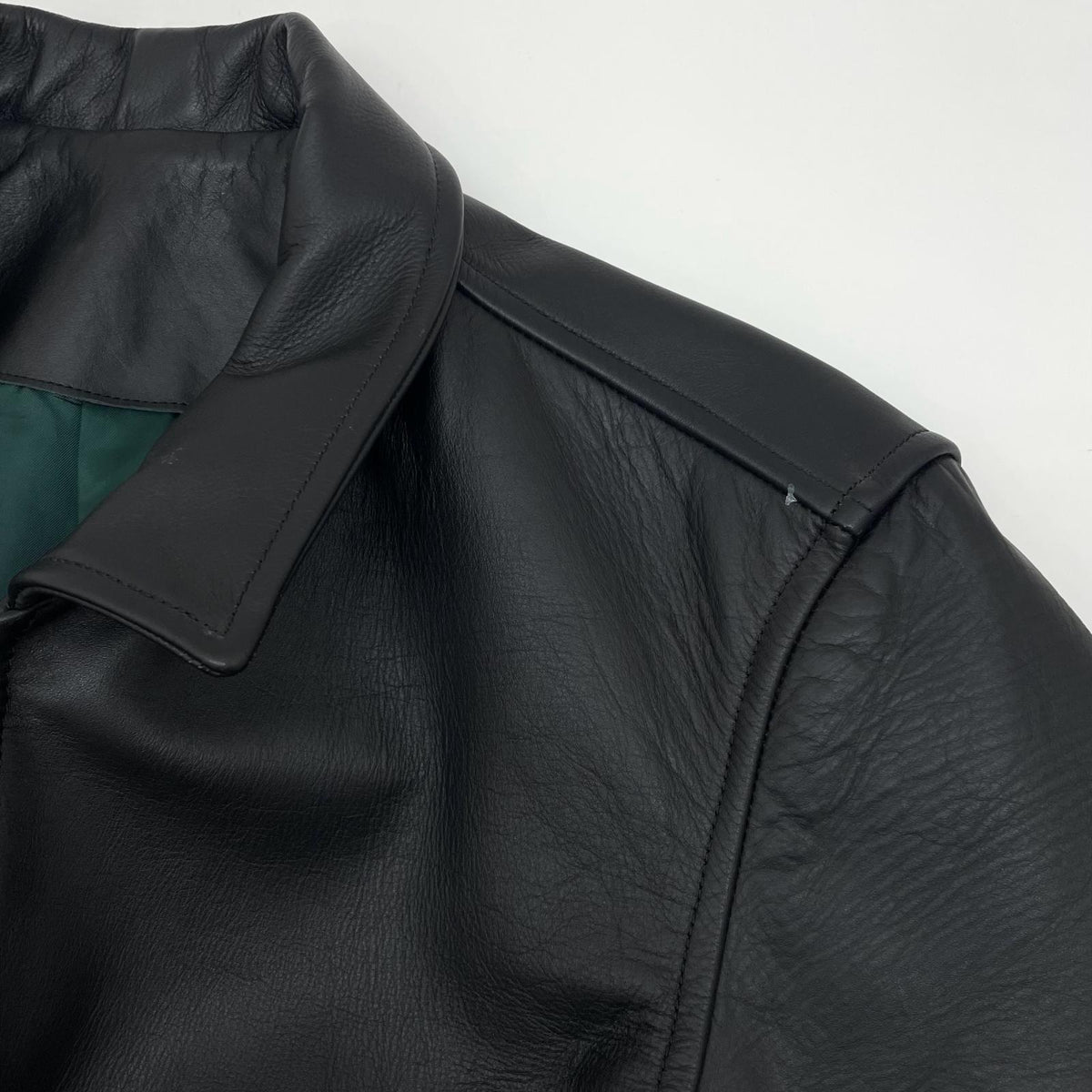 【中古】児島ジーンズ | コジマジーンズ　25周年限定 レザージャケット ブラック サイズ：XL【尾張小牧店】