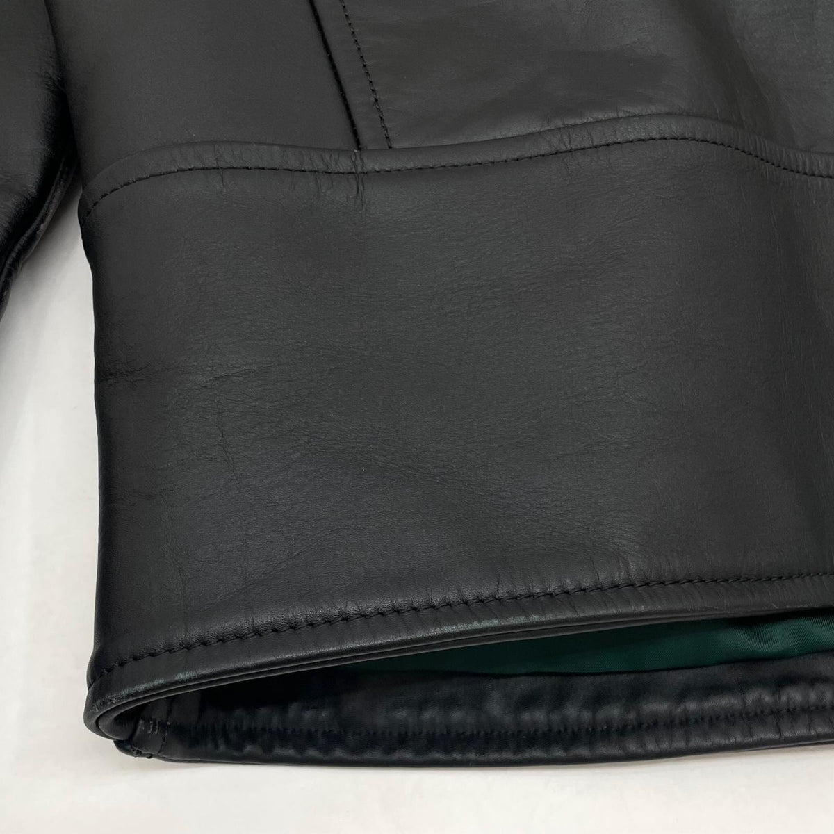 【中古】児島ジーンズ | コジマジーンズ　25周年限定 レザージャケット ブラック サイズ：XL【尾張小牧店】