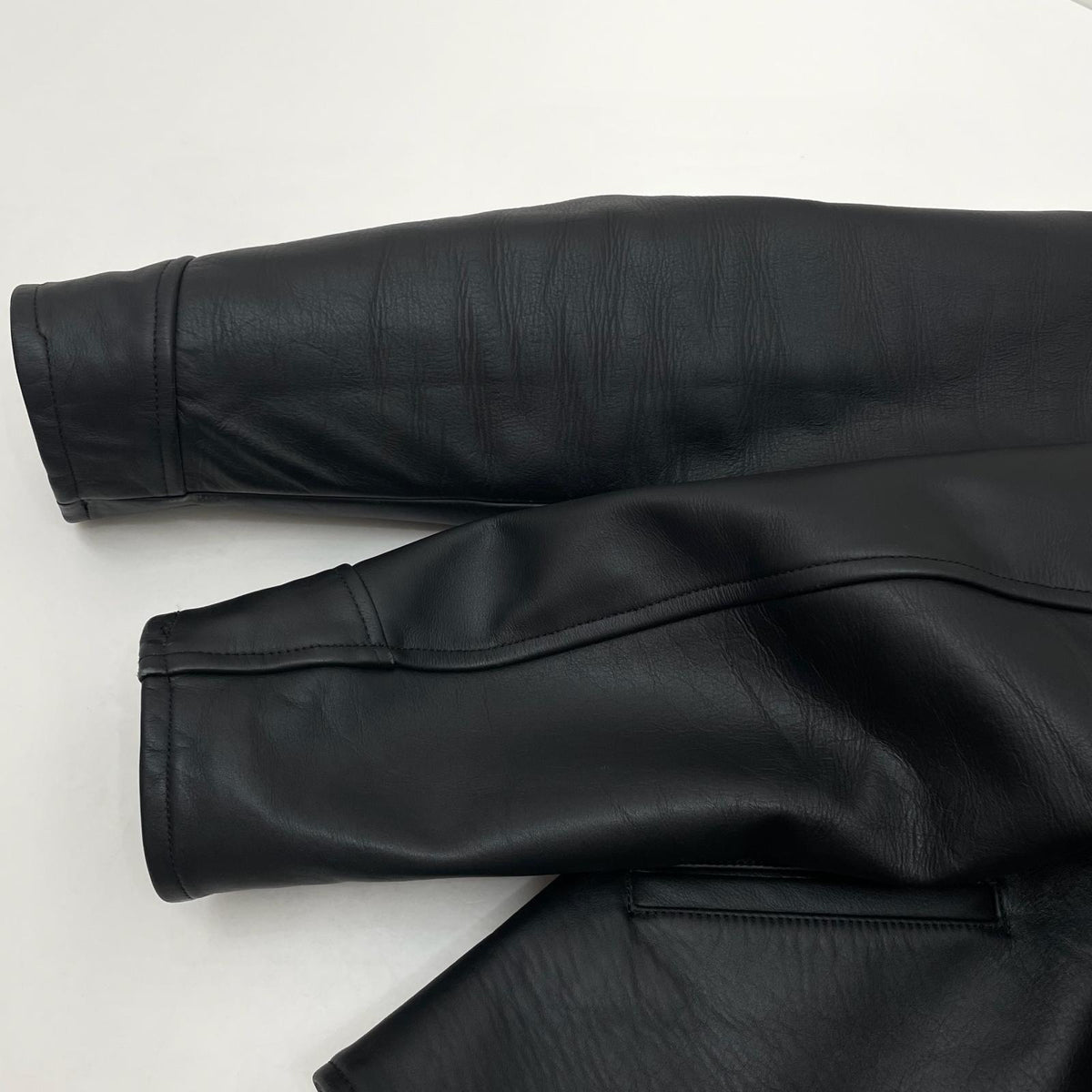 【中古】児島ジーンズ | コジマジーンズ　25周年限定 レザージャケット ブラック サイズ：XL【尾張小牧店】