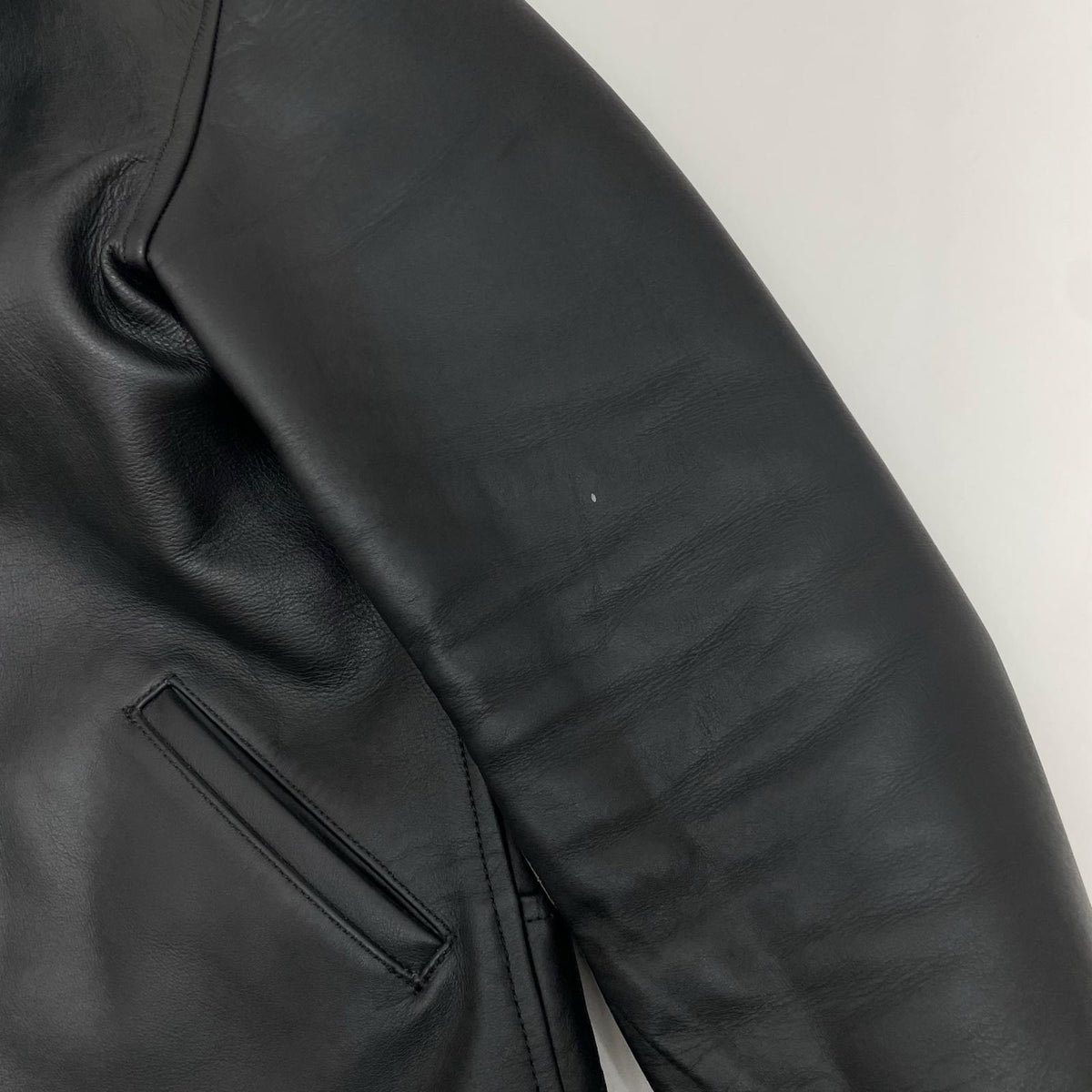【中古】児島ジーンズ | コジマジーンズ　25周年限定 レザージャケット ブラック サイズ：XL【尾張小牧店】