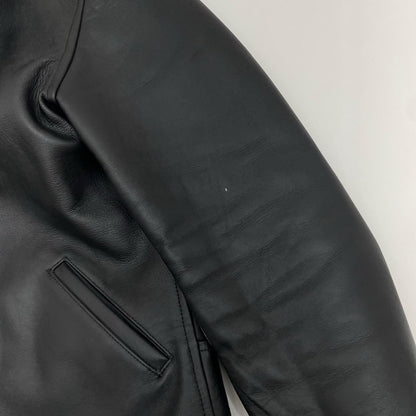 【中古】児島ジーンズ | コジマジーンズ　25周年限定 レザージャケット ブラック サイズ：XL【尾張小牧店】