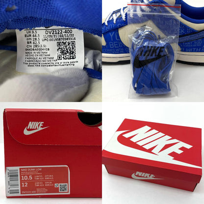【中古】NIKE | ナイキ Dunk Low "Jackie Robinson"/ダンク ロー "ジャッキー ロビンソン"　スニーカー 靴　DV2122-400 ブルー×ベージュ 28.5cm【尾張小牧店】