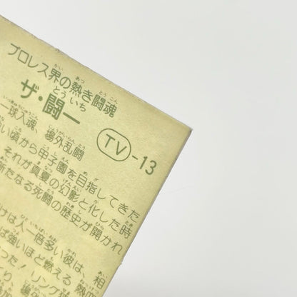 【尾張小牧店】ザ・闘一 TV-13 TVアニメ化記念シリーズ ガムラツイスト 4弾【レトロ】【中古】【ポスト投函】【代引き不可】