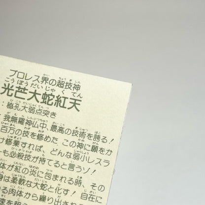 【尾張小牧店】光芒大蛇紅天 ガムラツイスト 6弾【レトロ】【中古】【ポスト投函】【代引き不可】