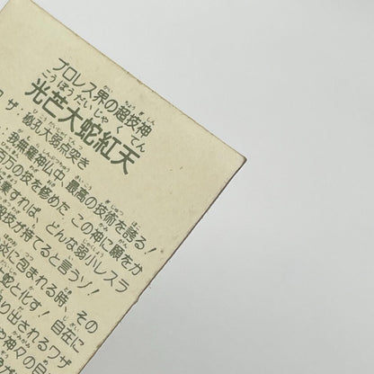【尾張小牧店】光芒大蛇紅天 ガムラツイスト 6弾①【レトロ】【中古】【ポスト投函】【代引き不可】