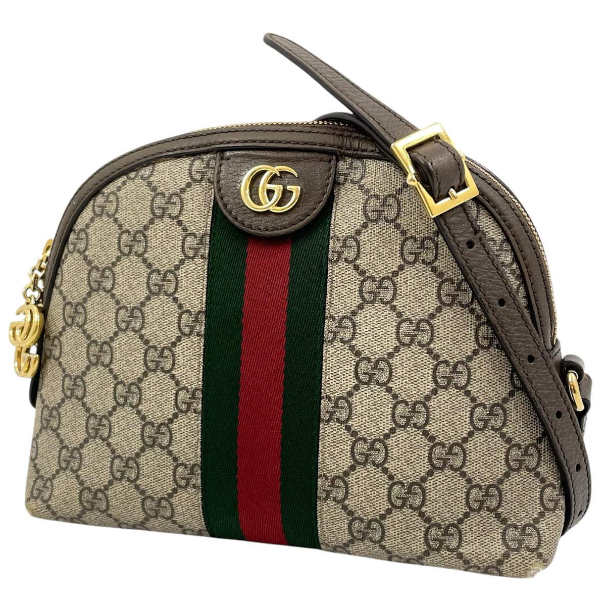 【中古】GUCCI | グッチ オフィディア GGスプリーム キャンバス ショルダーバッグ 499621･486628 ブラウン【尾張小牧店】